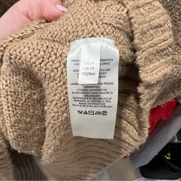 Free People Brooksize Sweater in Desert Camel Size Medium - Picture 9 of 9